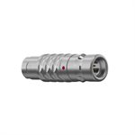 ODU MINI-SNAP® K Series Straight Plug, Size 0, IP68 , 4-Pos., 0 ° Key